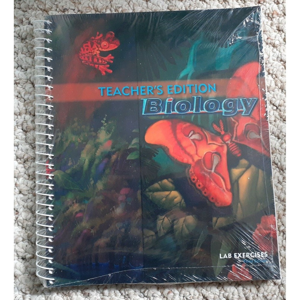 New/Sealed! BJU Bob Jones Biology Teacher Lab Exercises Third Edition Homeschool